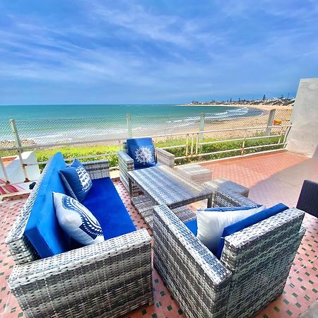 Splendid Beachfront Villa In Sidi Bouzid Beach With Pool Douar Ourlali Exterior photo