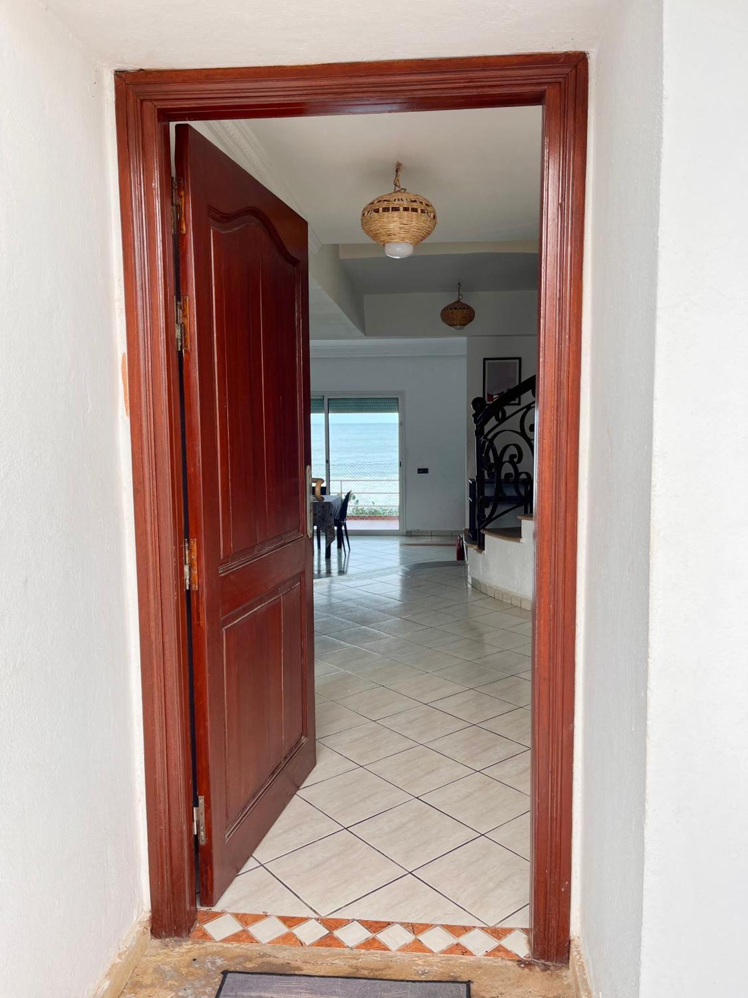 Splendid Beachfront Villa In Sidi Bouzid Beach With Pool Douar Ourlali Exterior photo
