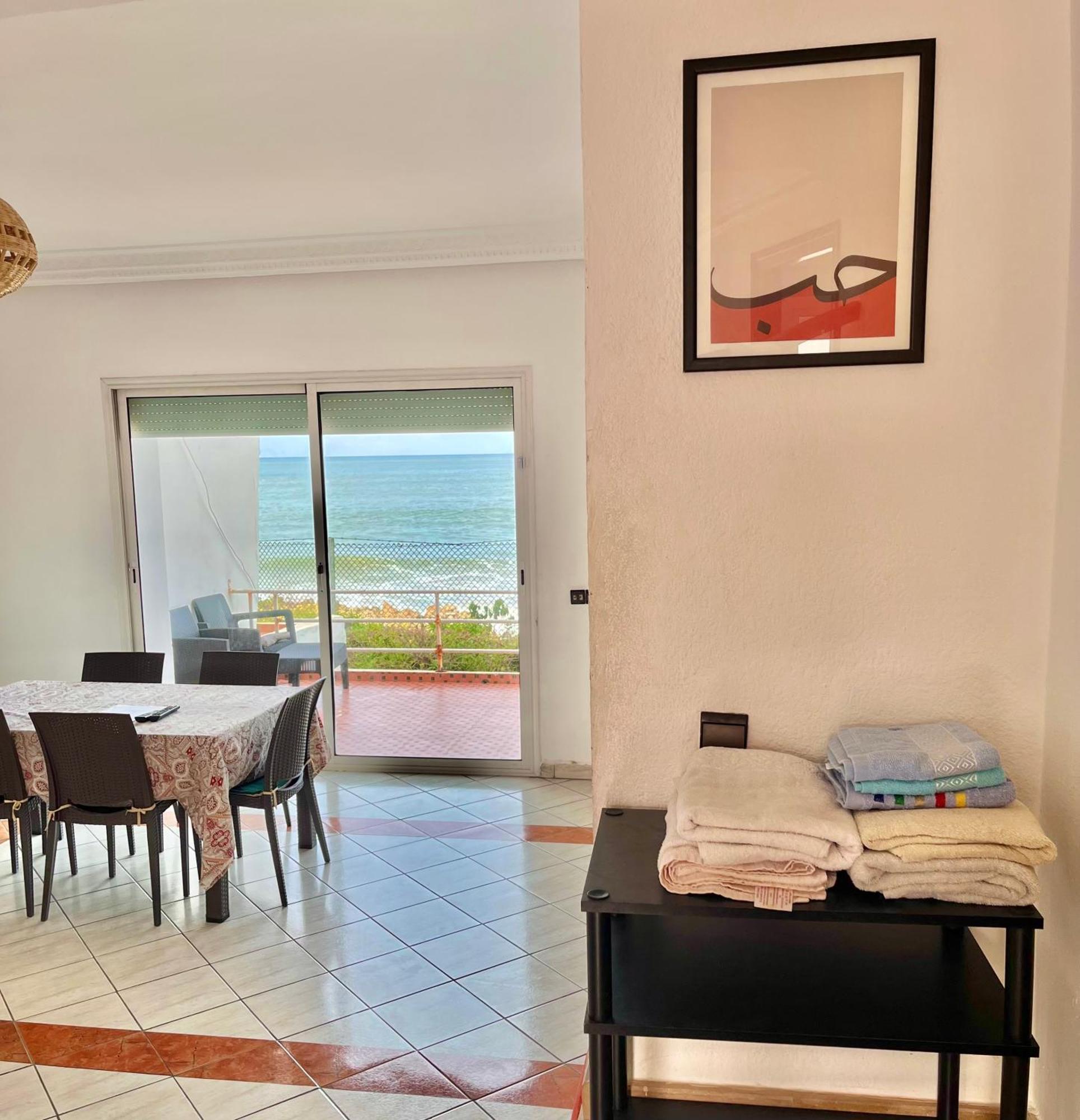 Splendid Beachfront Villa In Sidi Bouzid Beach With Pool Douar Ourlali Exterior photo